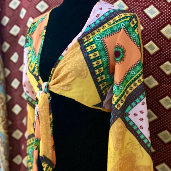 Boho gypsy crop top Gitana style - Picture 5 of 7